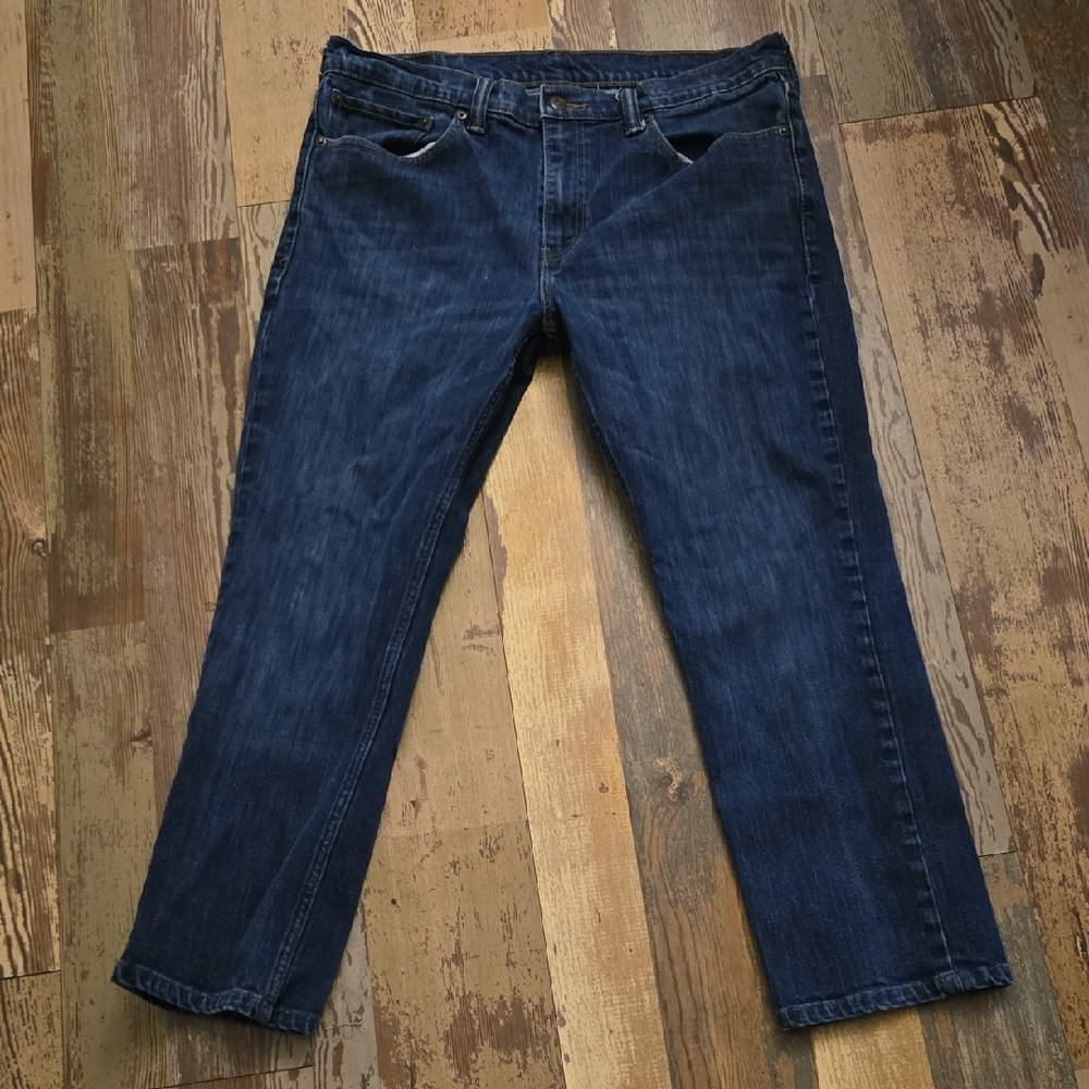 Levi's 511 Denim Blue Jeans‎ Straight Leg Mens Size 36/30